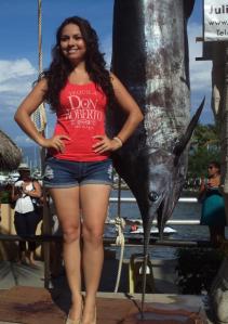 1st lace Marlin in Puerto Vallarta fishing tournament
