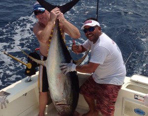 Yellowfin Tuna 150 lbs with Mark Tayler 
