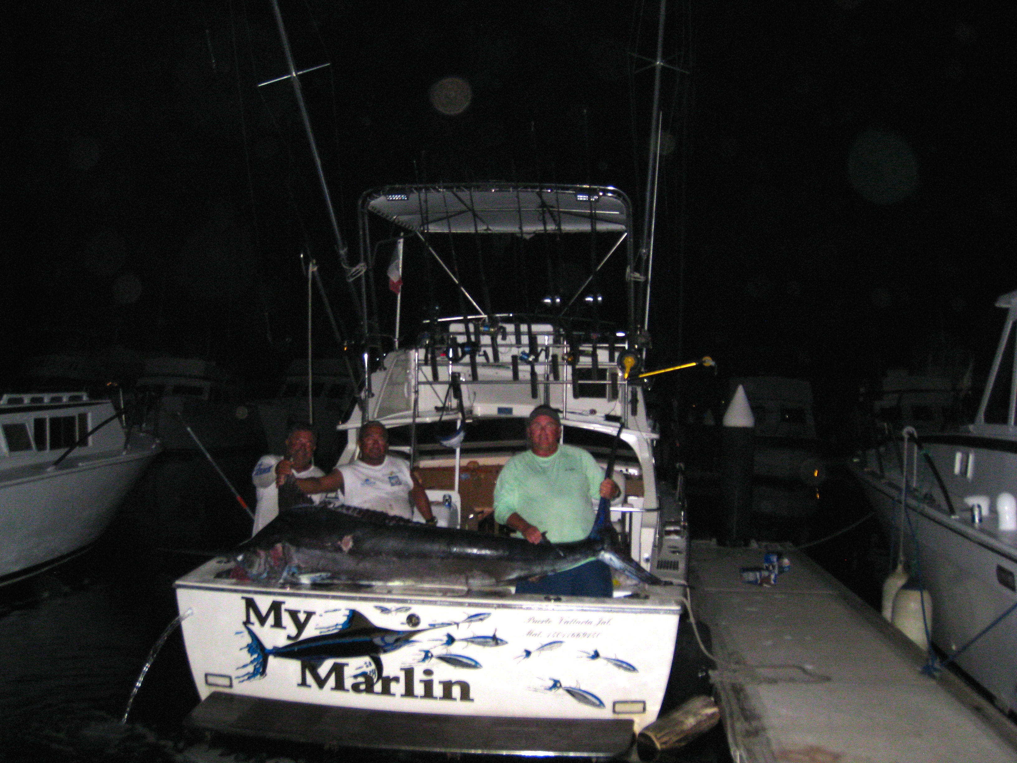 My Marlin fishing Charter 500 lb Black Marlin
